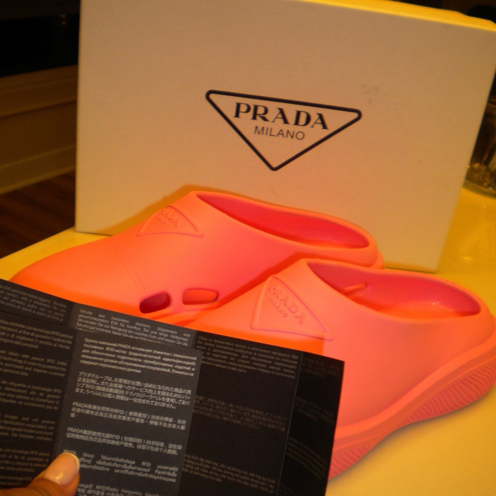 Prada Mellow rubber mules